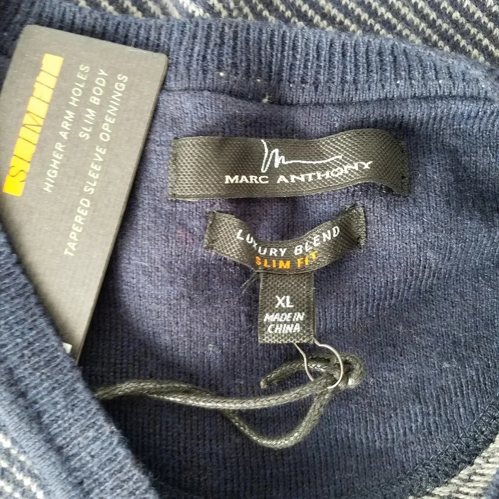 NWT MARC ANTHONY slim fit pullover